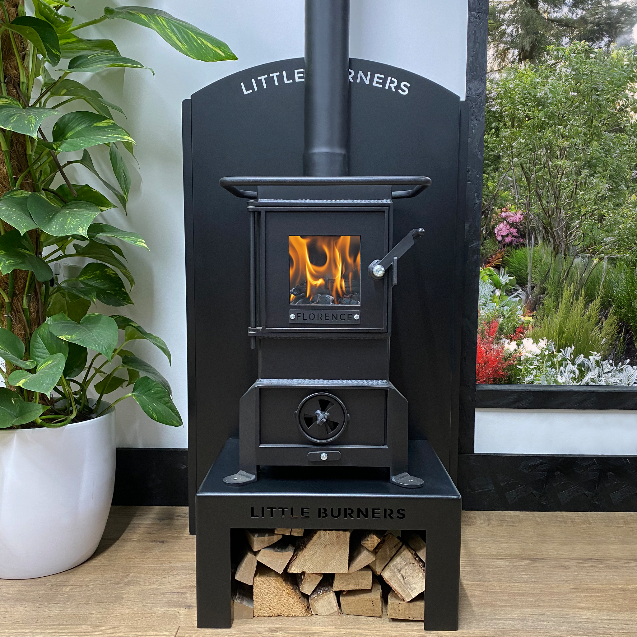 Flue Summerhouse Wood Burner Miniature Mini Coal Wood Burner Stove