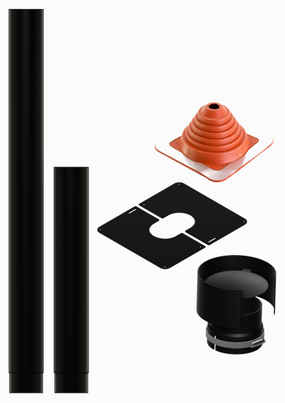 3" Single Wall Flue Kits